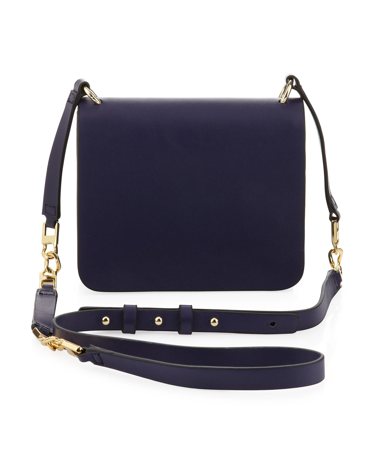 Lyst Bcbgmaxazria Leather Crossbody Bag In Blue Gallery
