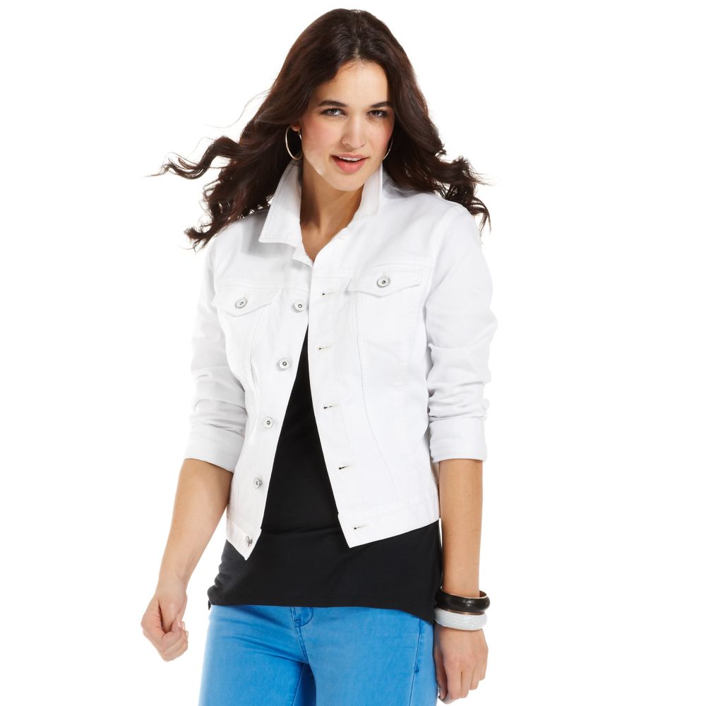 Lyst - Calvin Klein Jeans Jacket Denim White Wash in White