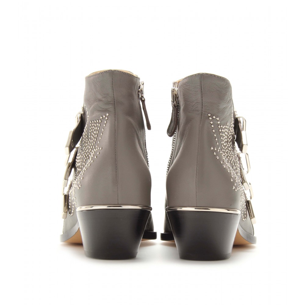 chloe buckle boots