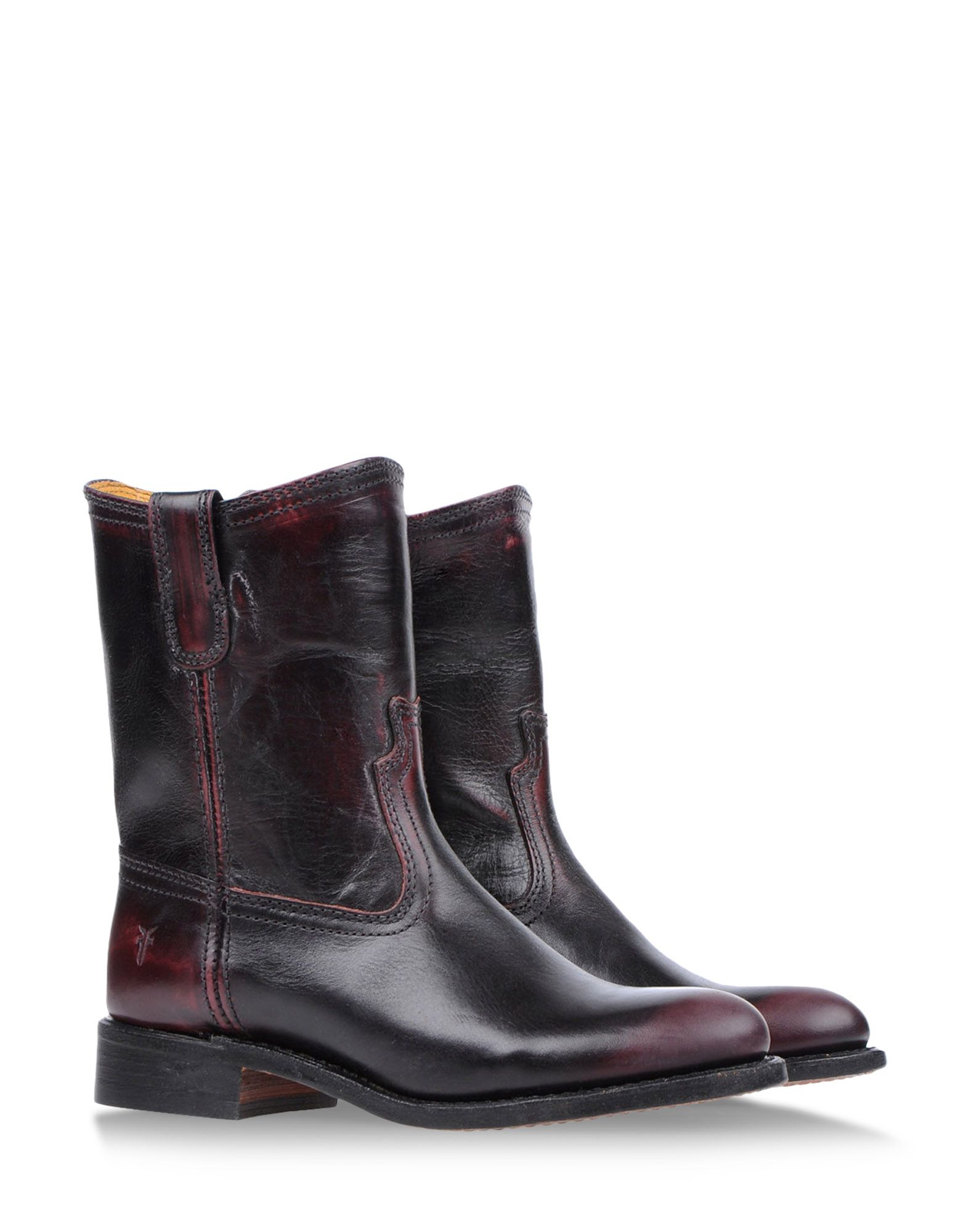 black frye boots frye ankle boots in black lyst black frye boots frye ankle boots in black lyst