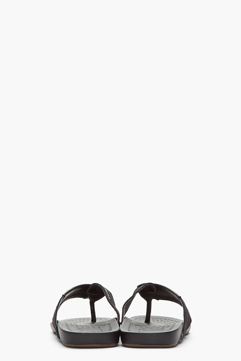 Lyst - G-star raw Black Canvas Leathertrimmed Bridgeport Hampton Sandals in Black for Men