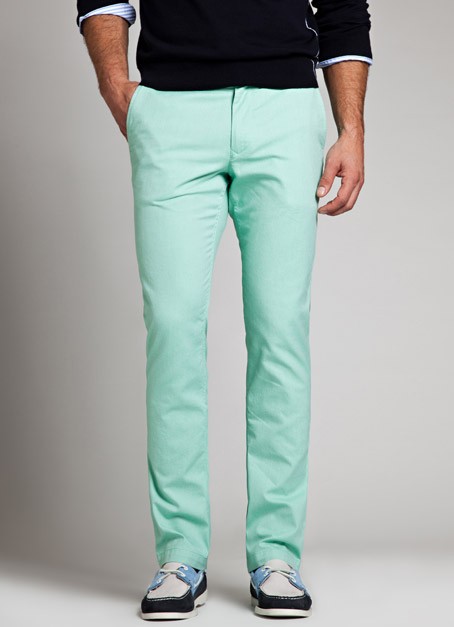 mint green chinos