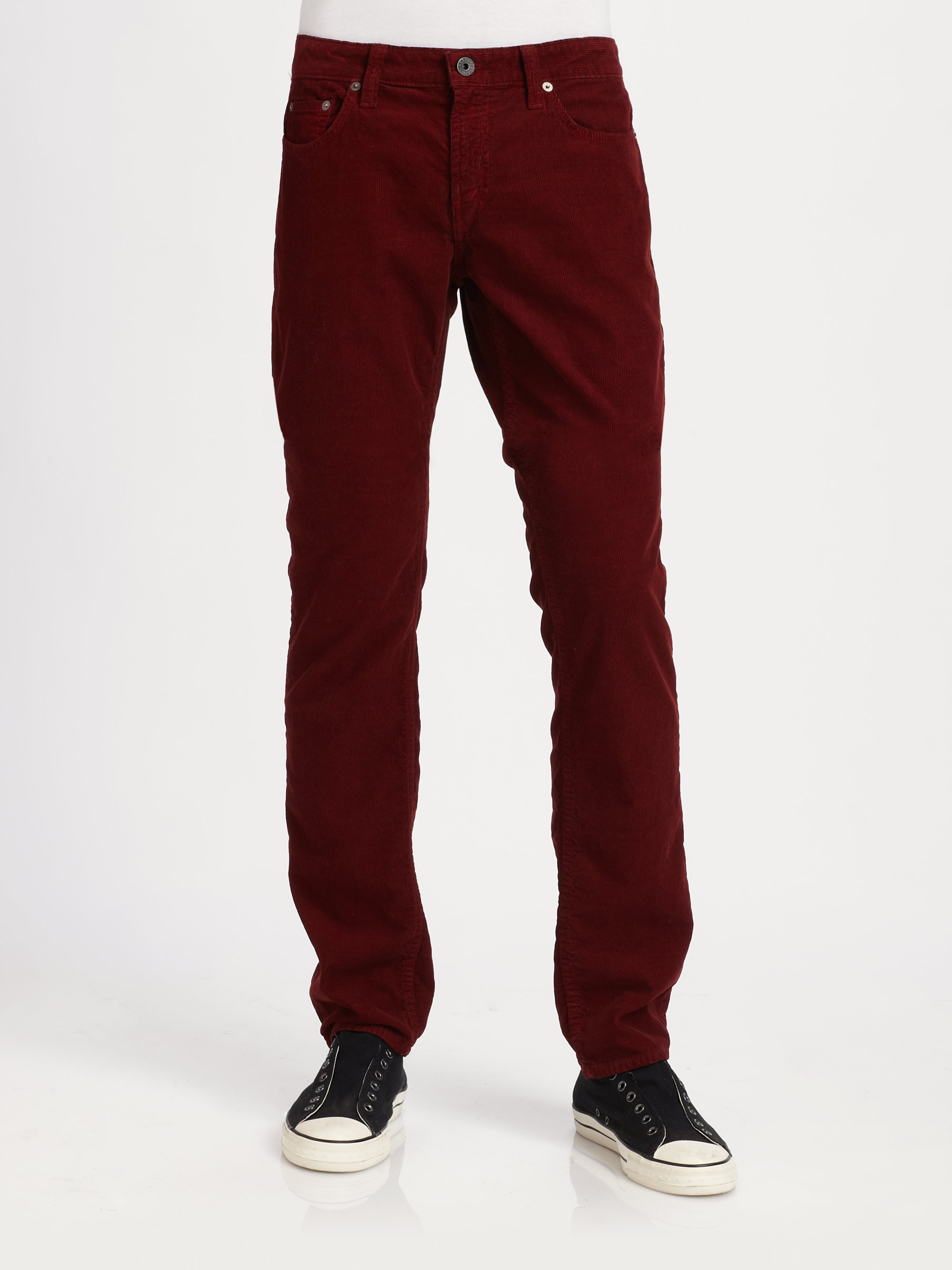 J brand Johnny Phoenix Corduroy Pants in Red for Men | Lyst
