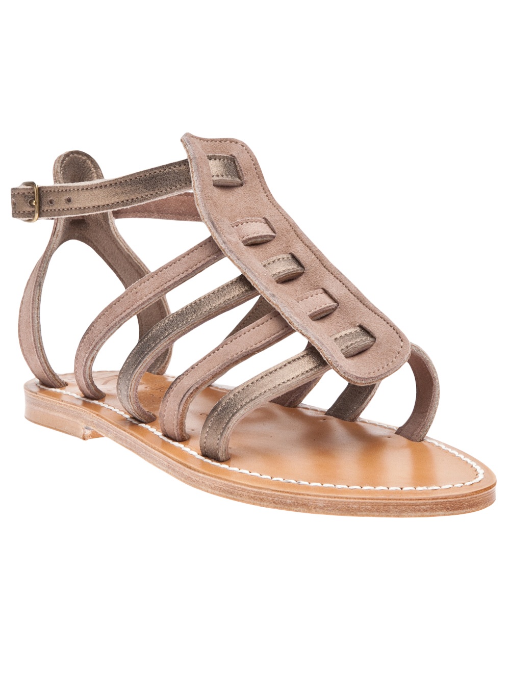 K. Jacques Gladiator Sandals in Gold (bronze) | Lyst