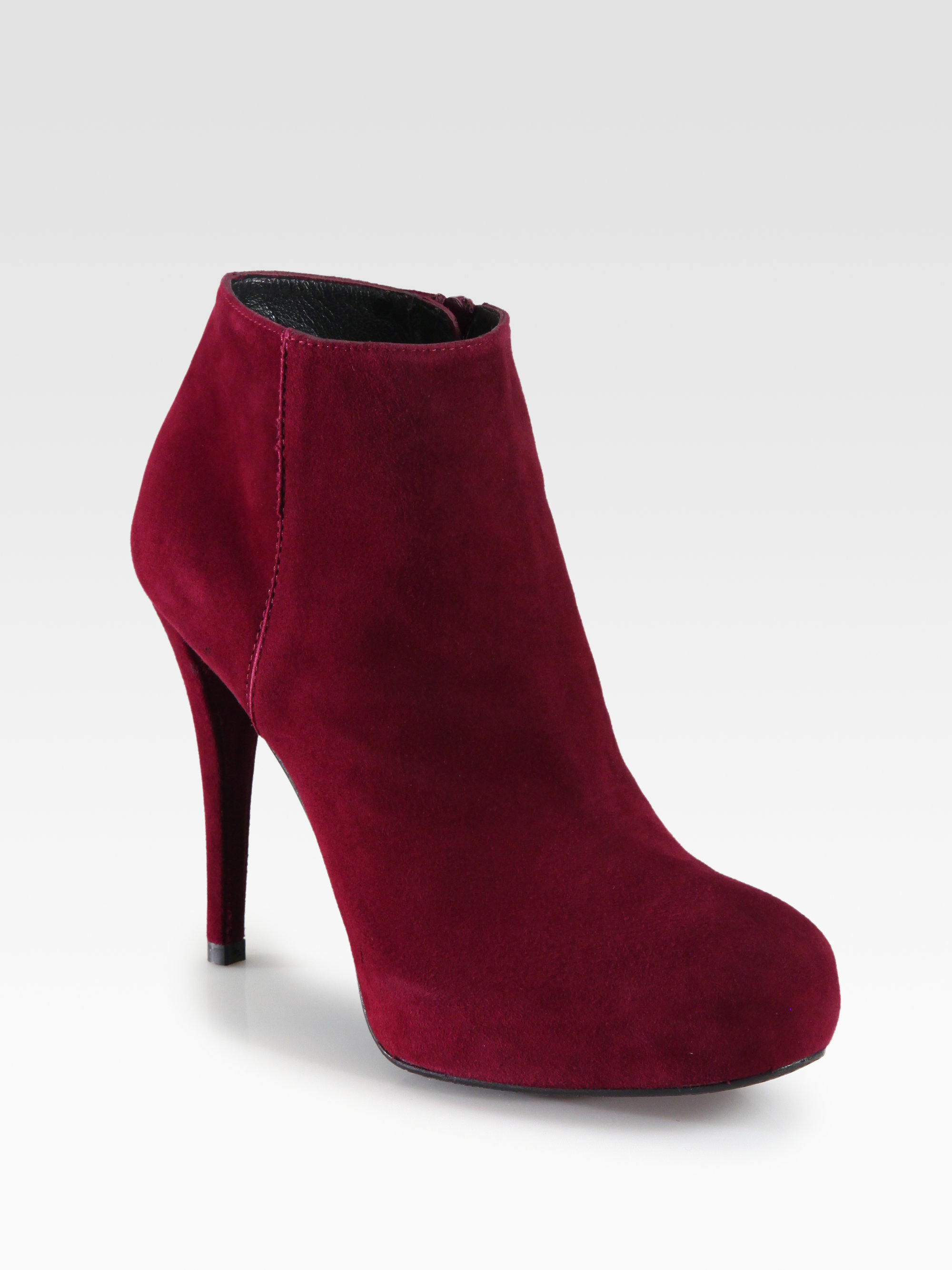 stuart weitzman delphine platform suede ankle boots