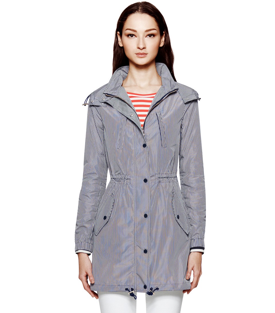 Lyst Tory Burch Fabian Jacket in Gray