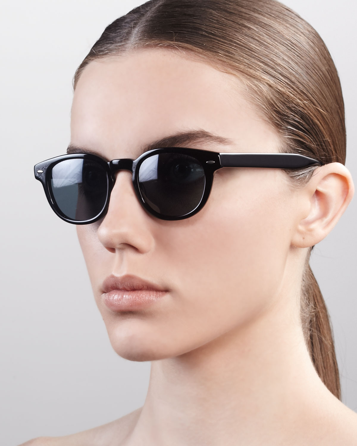 Oliver peoples Sheldrake Sunglasses Black in Black | Lyst