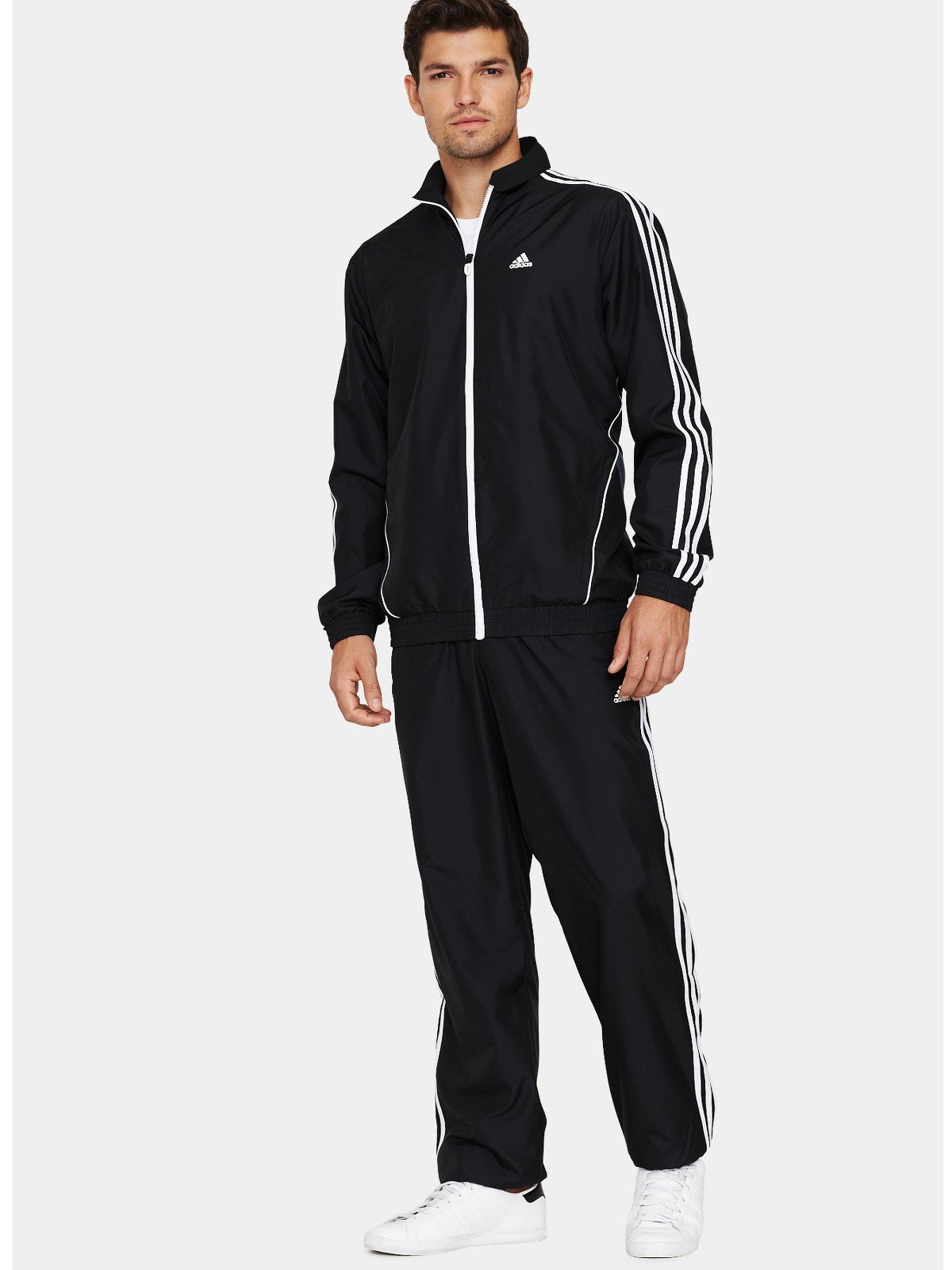 Adidas Adidas 3s Mens Tracksuit in Black for Men | Lyst