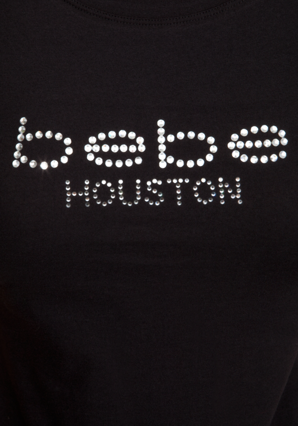 Lyst - Bebe Bebe Logo Houston Tee in Black