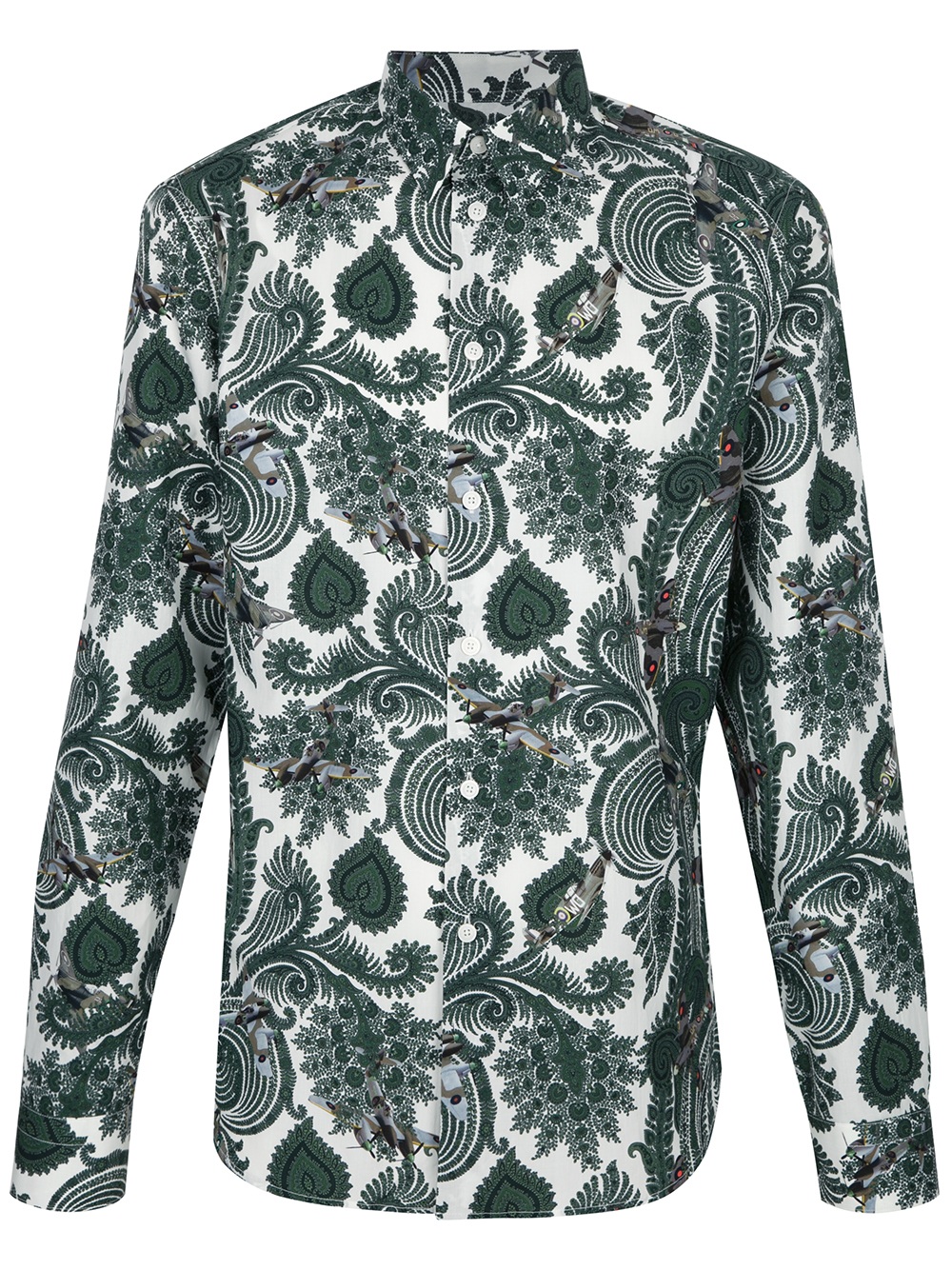 Lyst - Givenchy Paisley Print Shirt in Green for Men