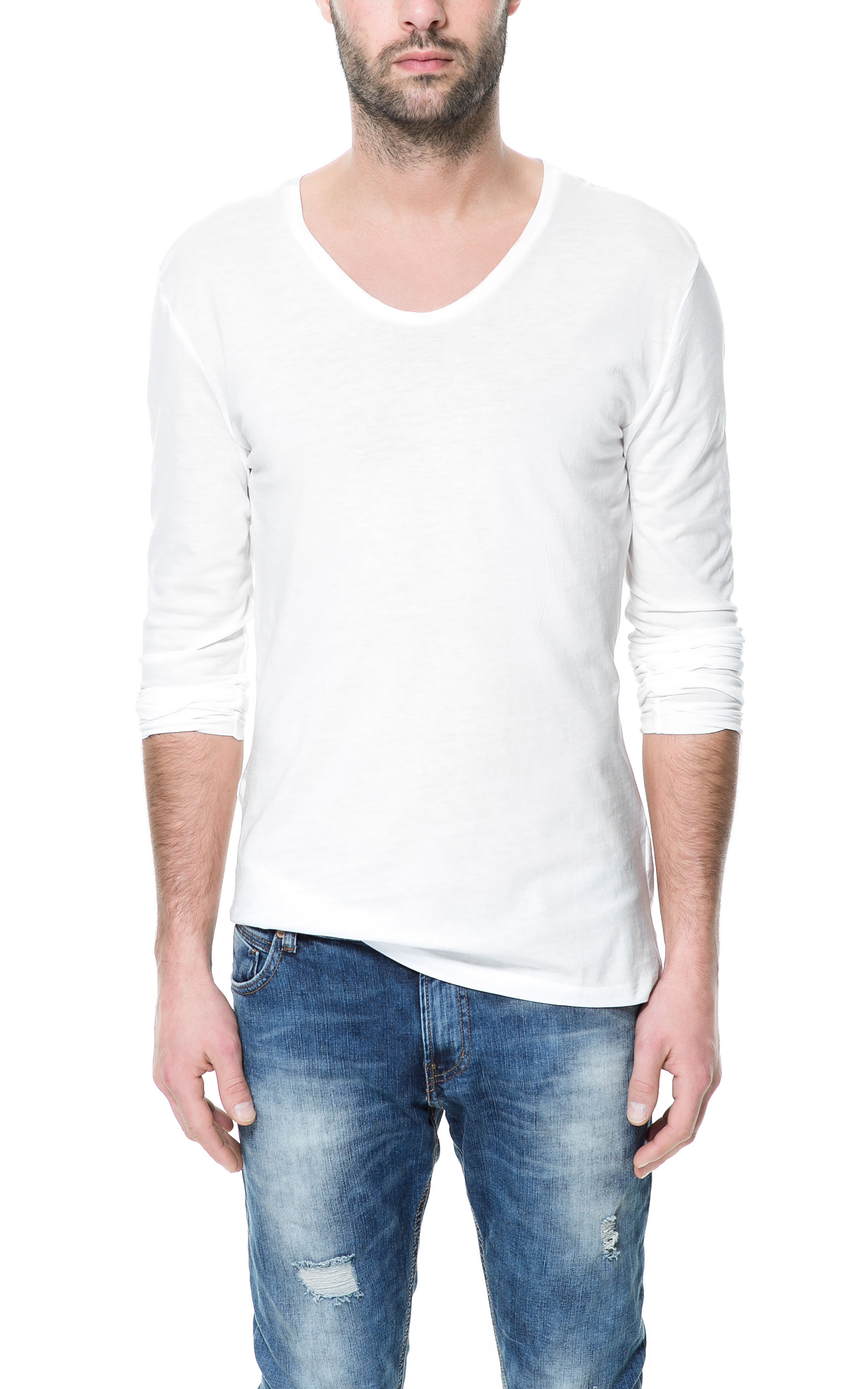 cotton white tshirt