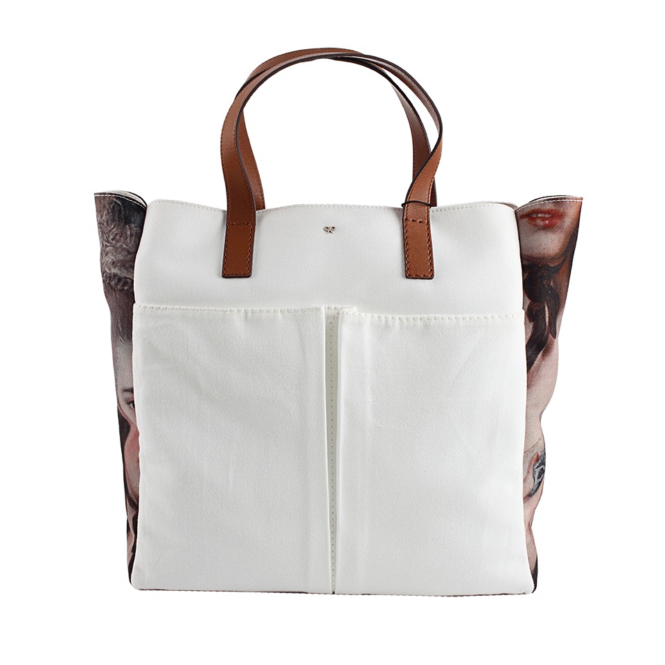 Lyst Anya Hindmarch Nevis Print Canvas Tote