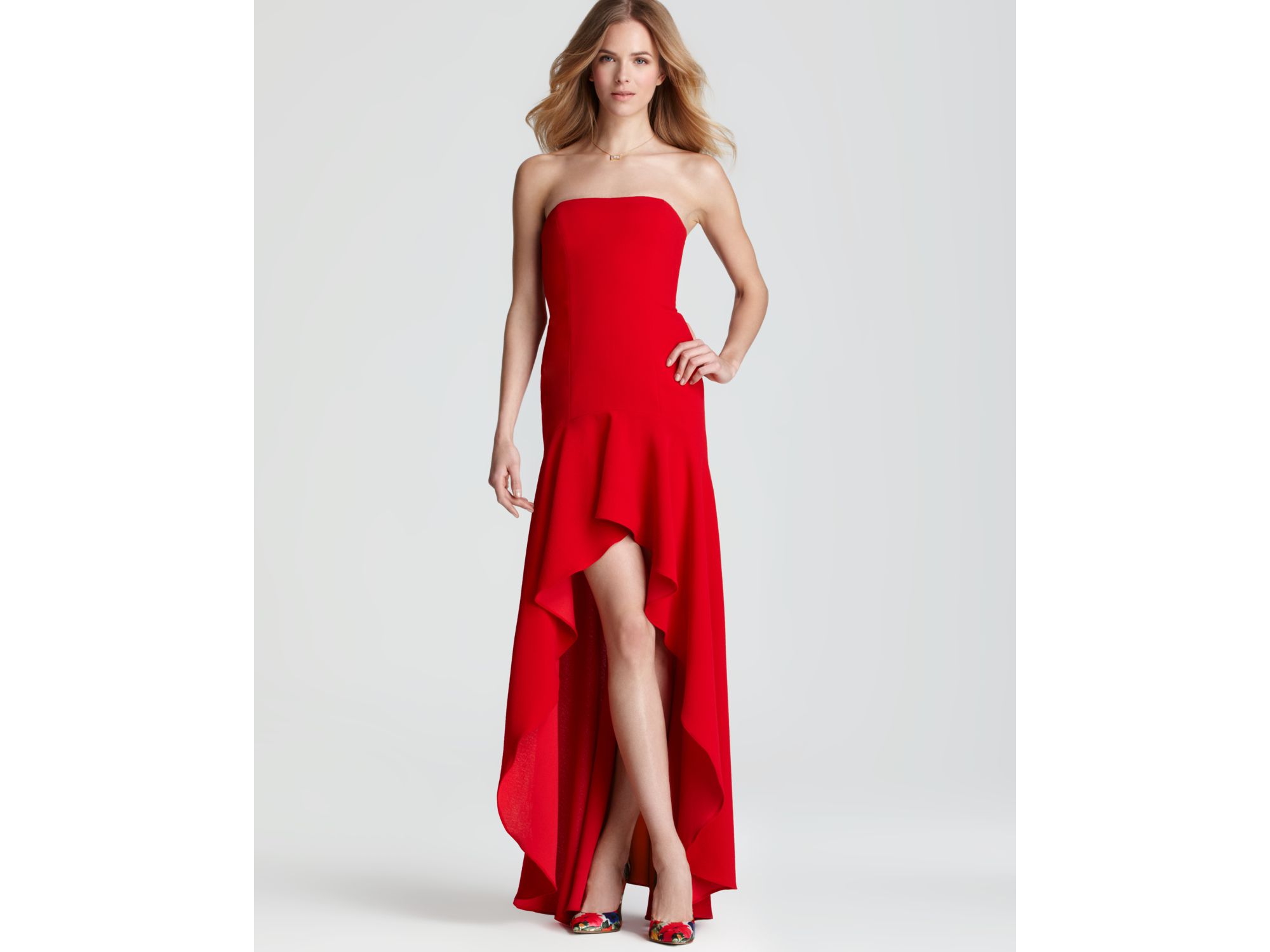 bcbg red dress