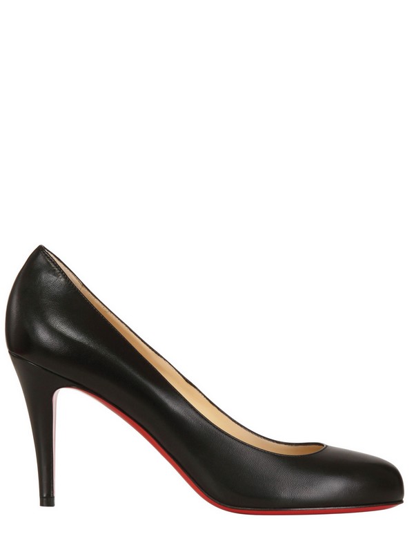 mens christian louboutin loafers - Christian louboutin 85mm Ron Ron Kid Pumps in Black | Lyst