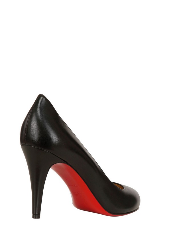 Christian louboutin 85mm Ron Ron Kid Pumps in Black | Lyst