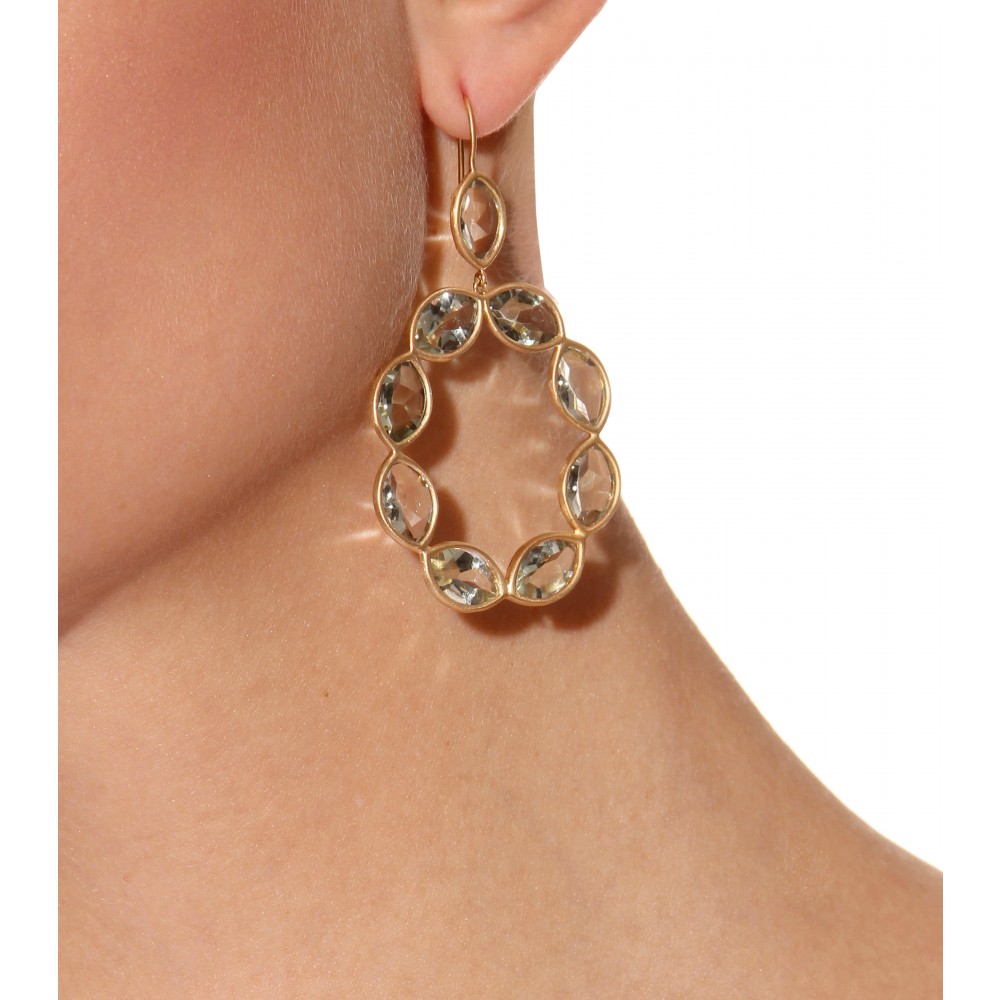Lyst Jamie Wolf 18kt Yellow Gold Linked Marquis Green Amethyst Gallery
