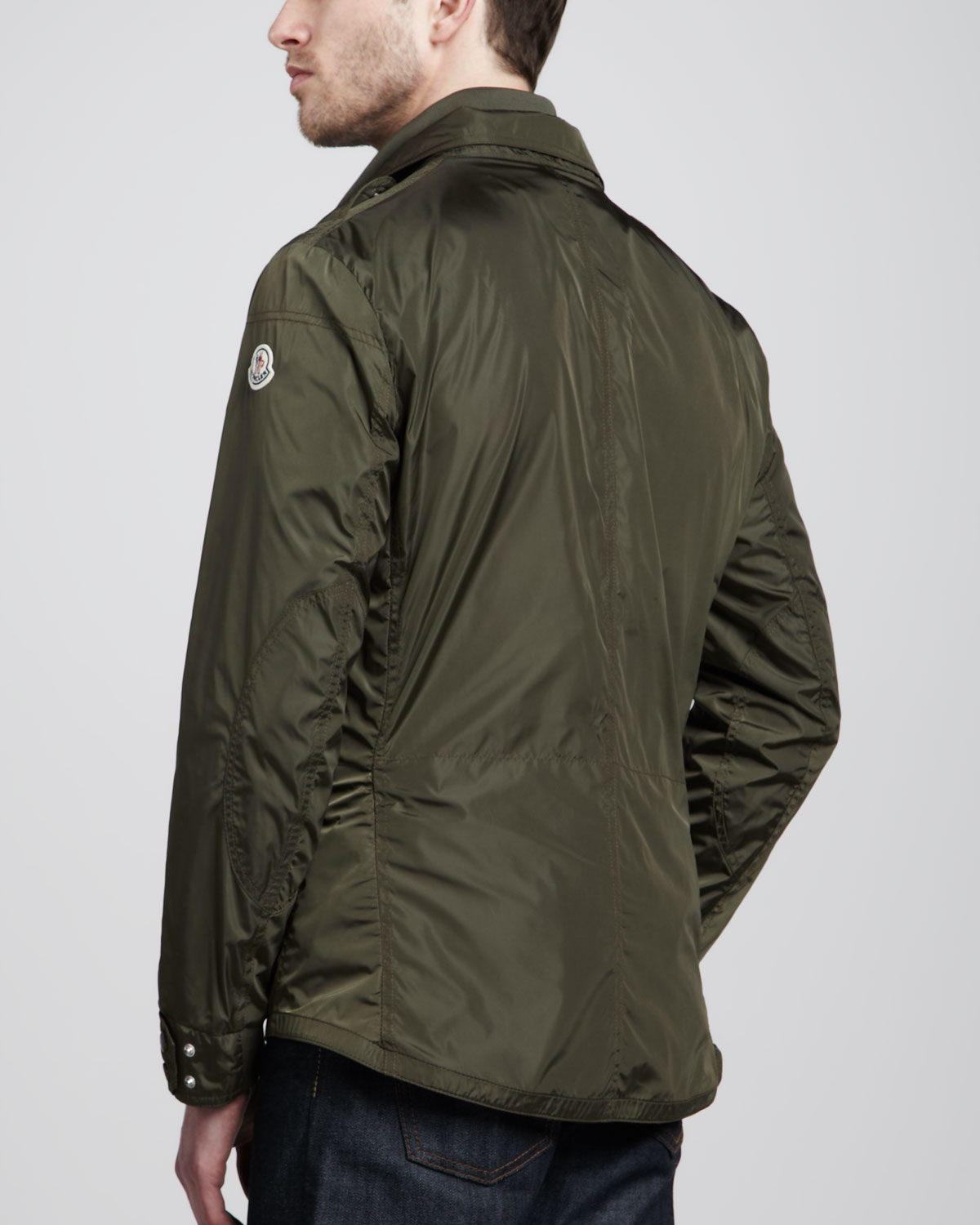 Lyst Moncler Military Field Jacket in Green for Men