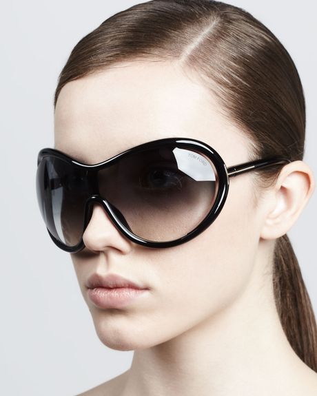 Tom ford ace oversized shield sunglasses #10
