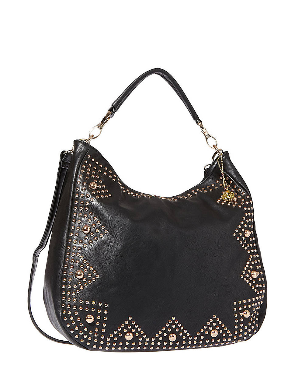 studded hobo handbag