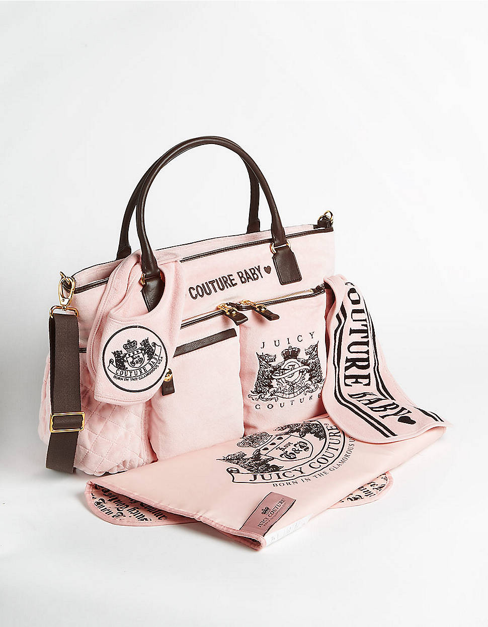 juicy couture pink velvet purse