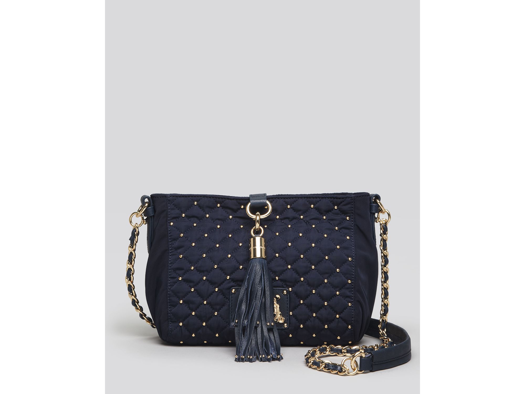 Lyst - Juicy Couture Quilted Nylon Crossbody Bag in Blue