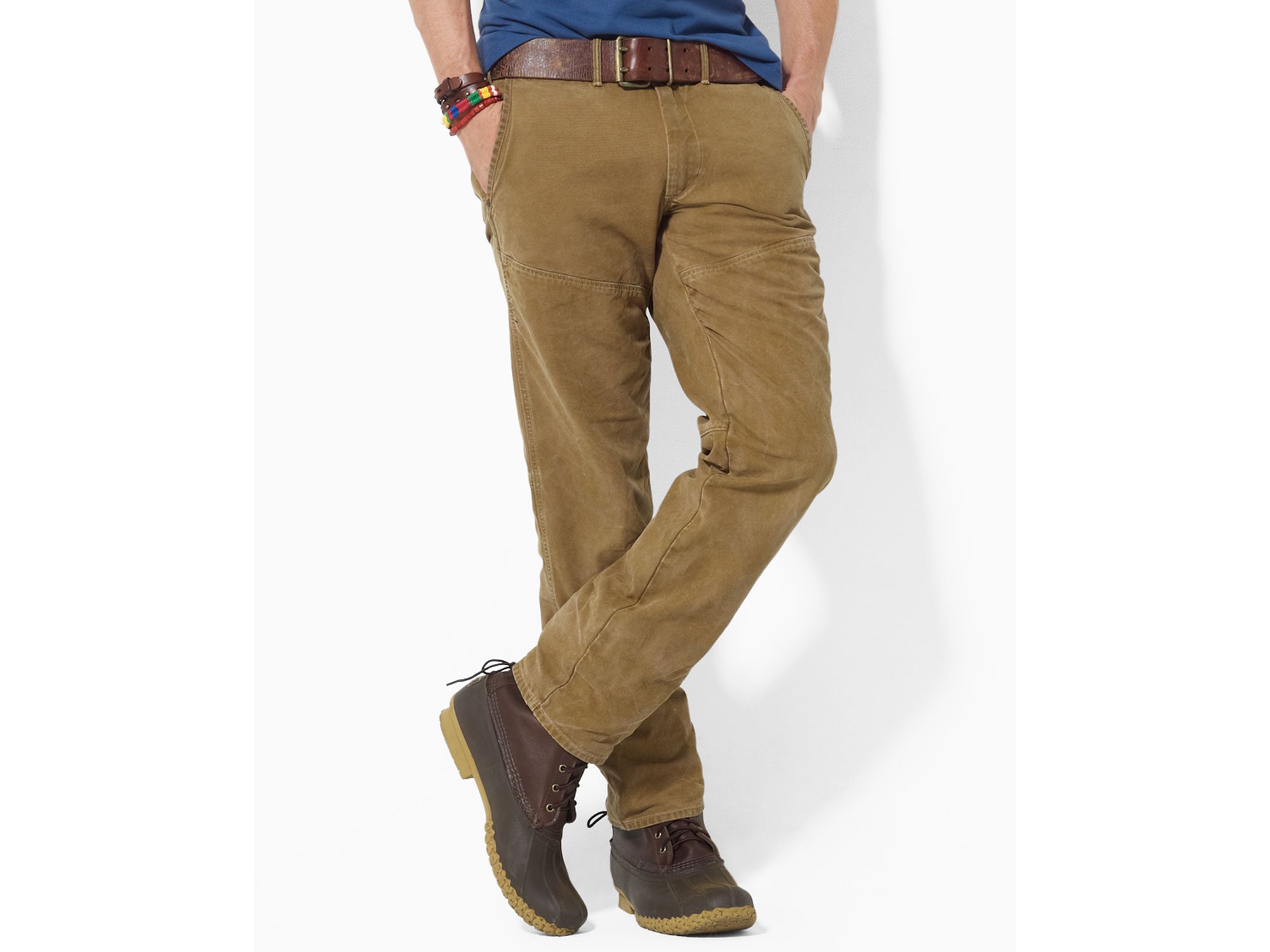 Ralph Lauren Cotton Canvas Hiking Pant in Brown for Men (teak brown) | Lyst