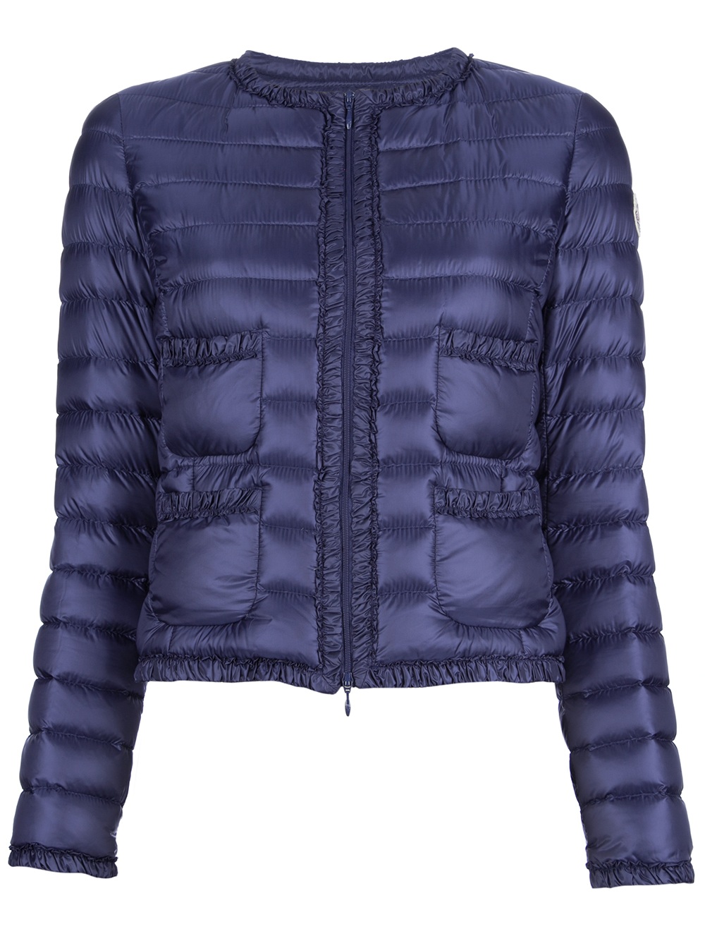 womens blue moncler coat