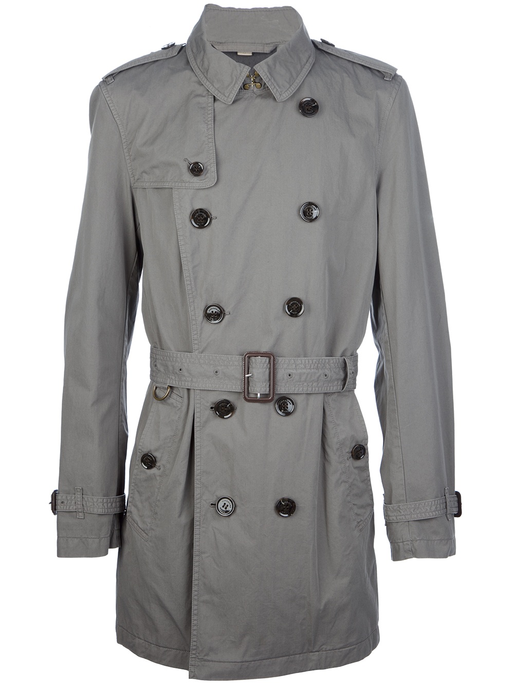 Lyst - Burberry Brit Britton Trench Coat in Gray for Men