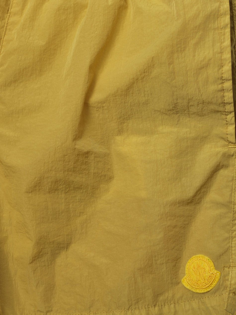 yellow moncler swim shorts yellow moncler swim shorts