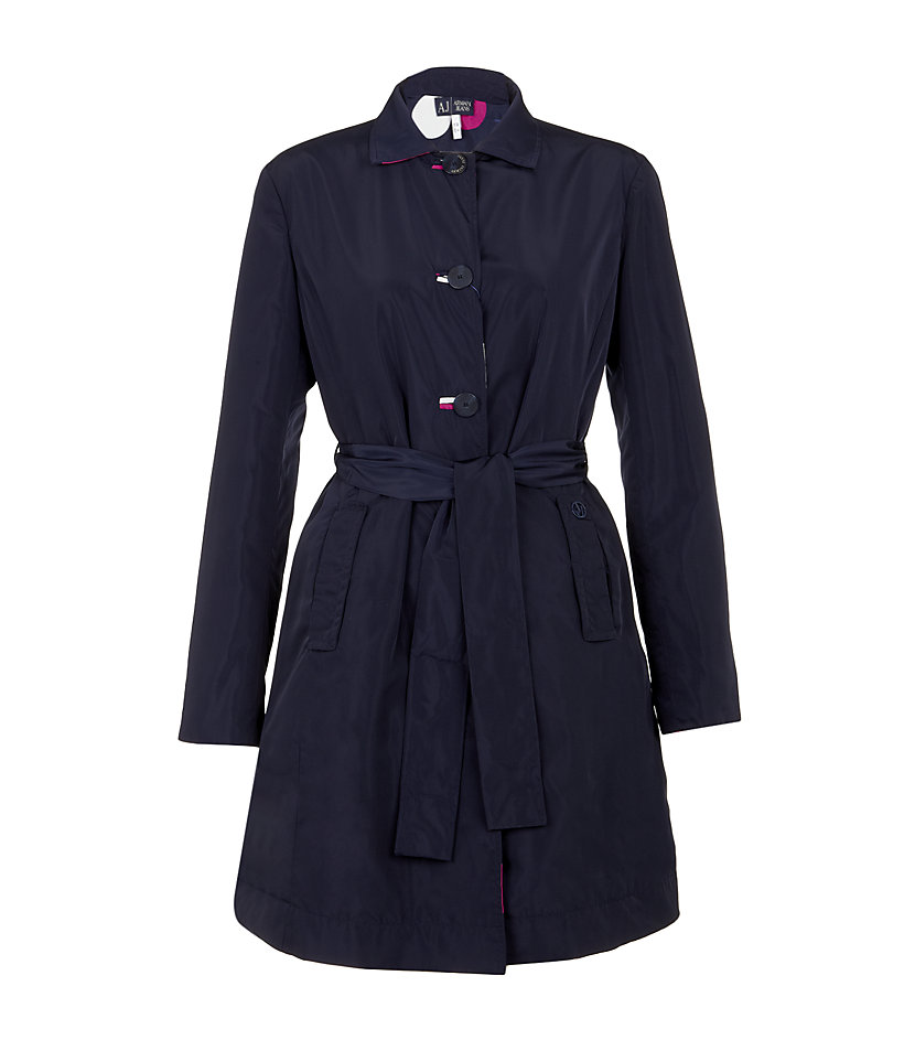 armani jeans trench