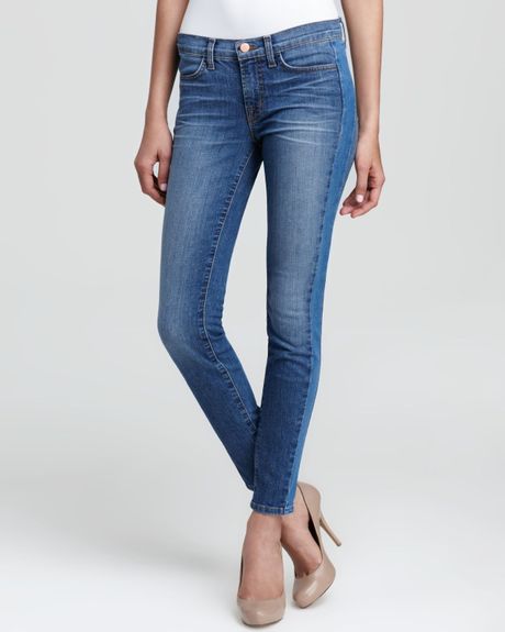 J Brand Jeans Chrissy Skinny in Bliss in Blue (bliss) | Lyst