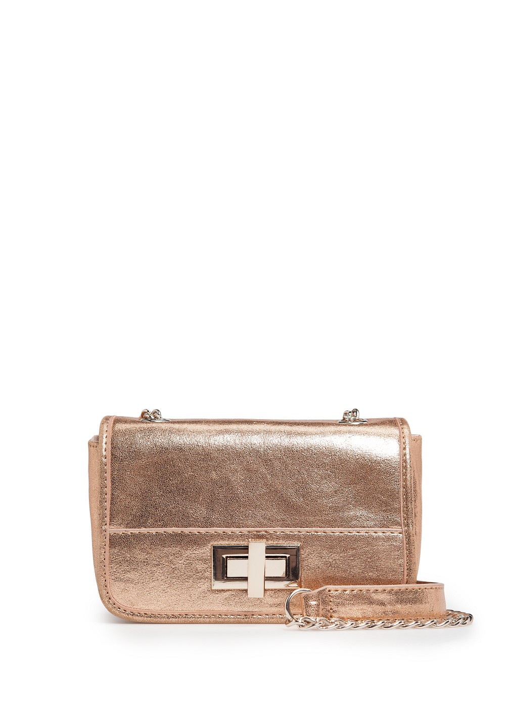 Mango Touch Metallic Shoulder Bag in Gold (rp) | Lyst