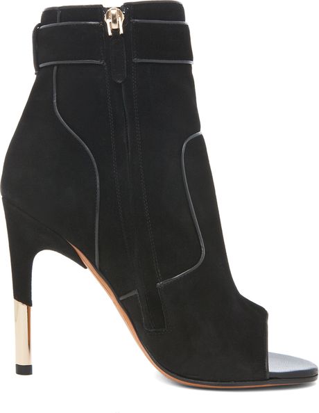 givenchy shark lock boots suede
