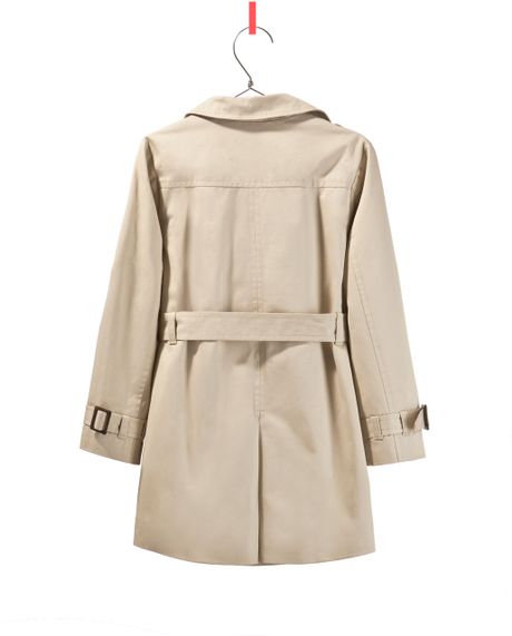 Zara Double Breasted Trench Coat in Beige for Men (sand) | Lyst