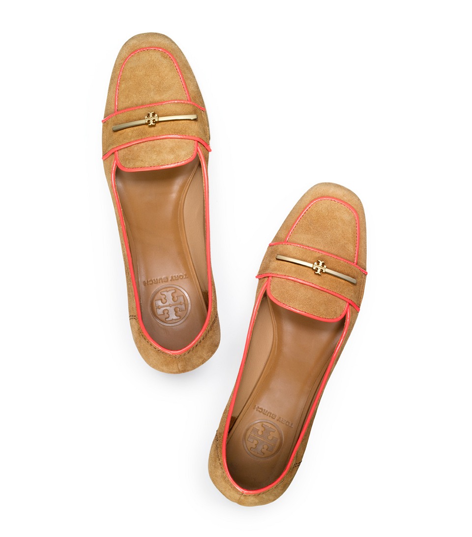 mid heel loafer