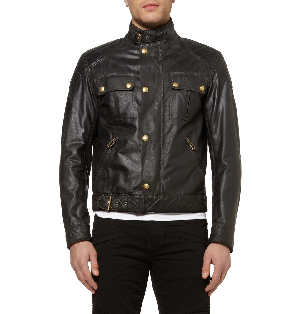 Lyst - Belstaff S Icon Blouson Waxedcotton Jacket in Black for Men