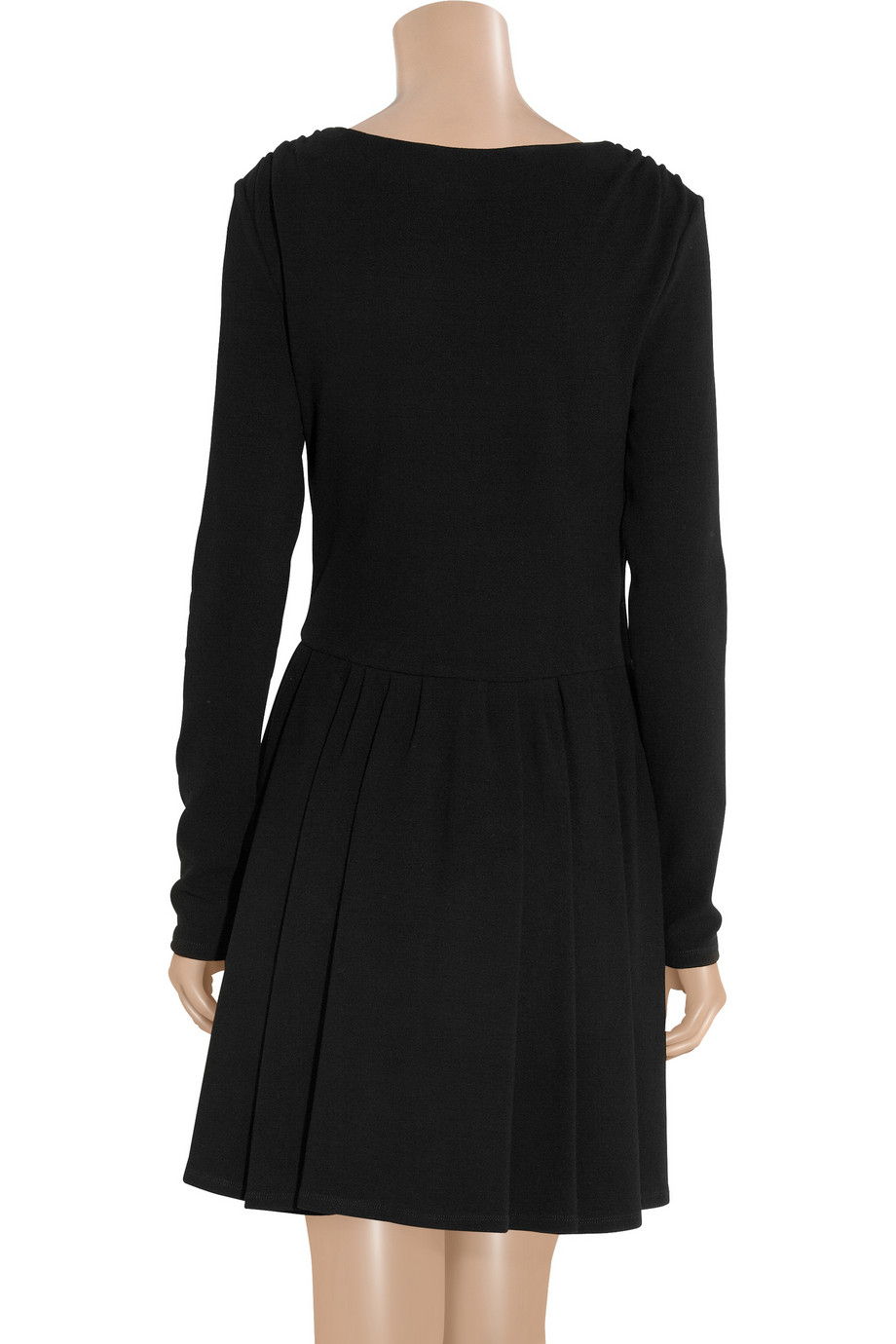 Lyst - Proenza Schouler Textured Stretch Jersey Dress in Black