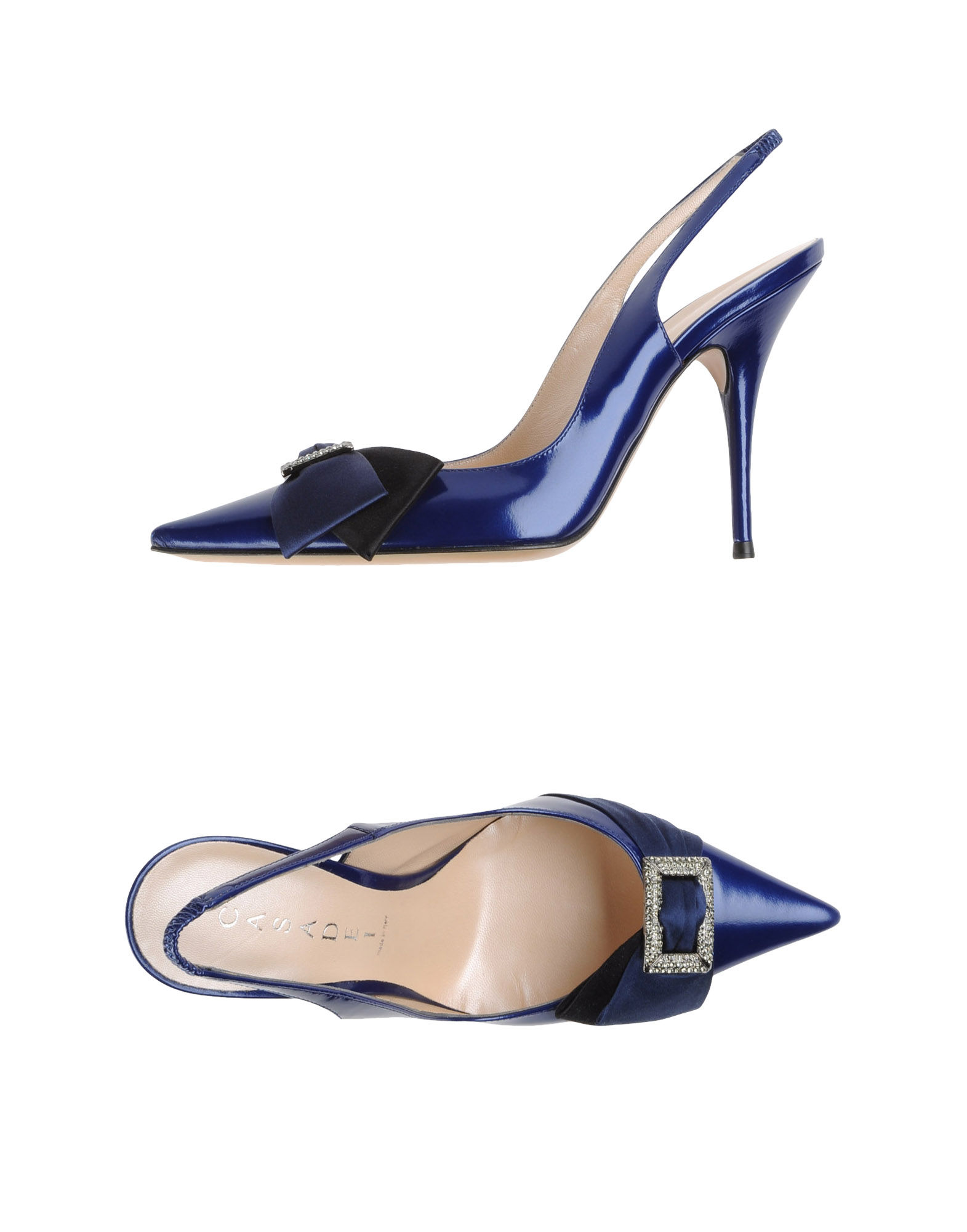 pale blue sling backs