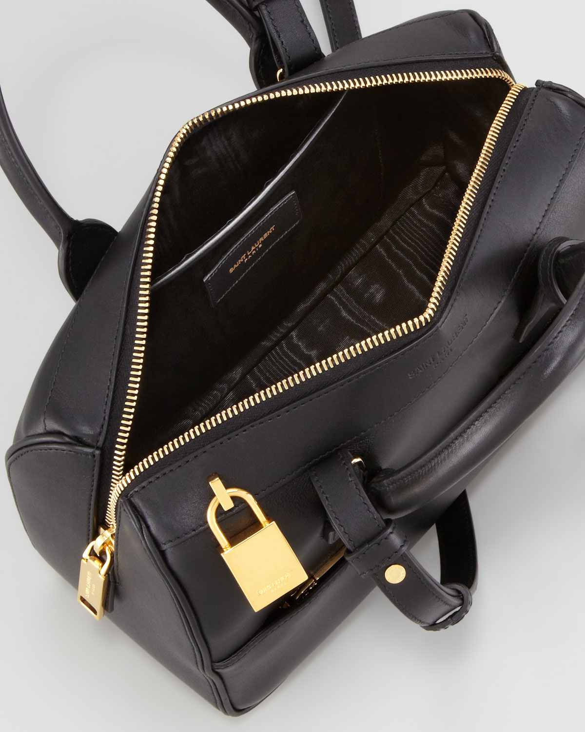 small duffel saint laurent bag, black