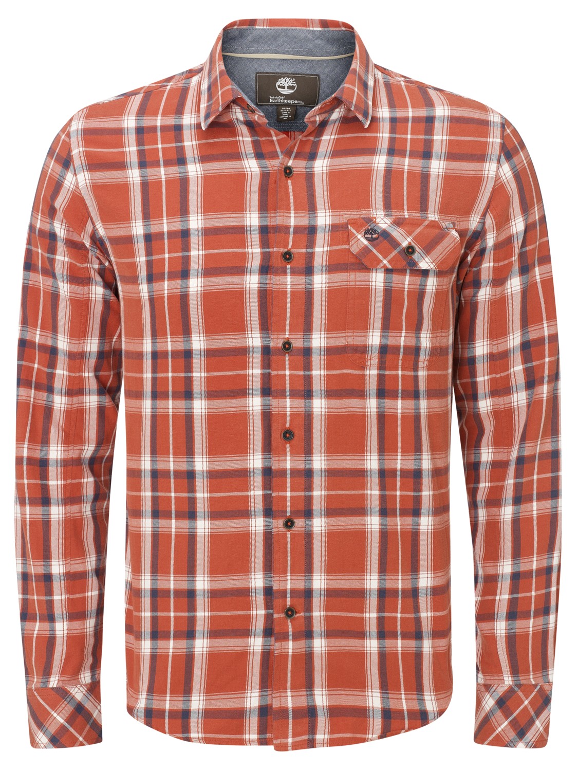 Lyst - Timberland Earthkeepers Allendale Check Shirt in Orange for Men