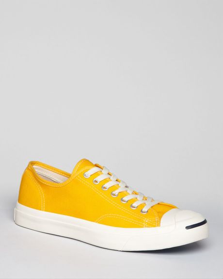 Converse Jack Purcell Ltt Duck Canvas Sneakers in Yellow for Men ...