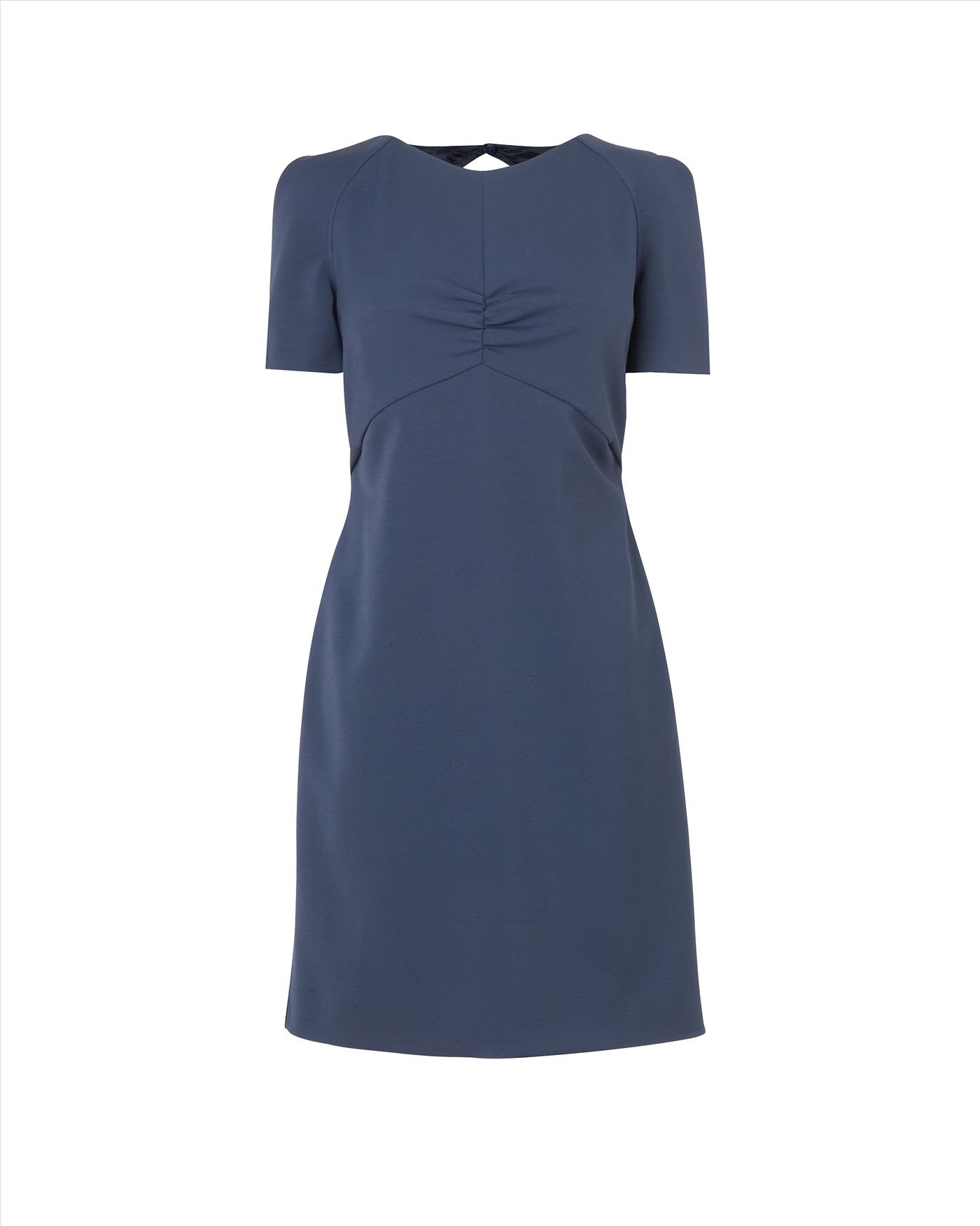 Jaeger Cut Out Back Dress in Blue (navy) | Lyst