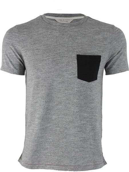 Rag & Bone Mens Color Block Pocket Tshirt in Gray for Men (grey) | Lyst