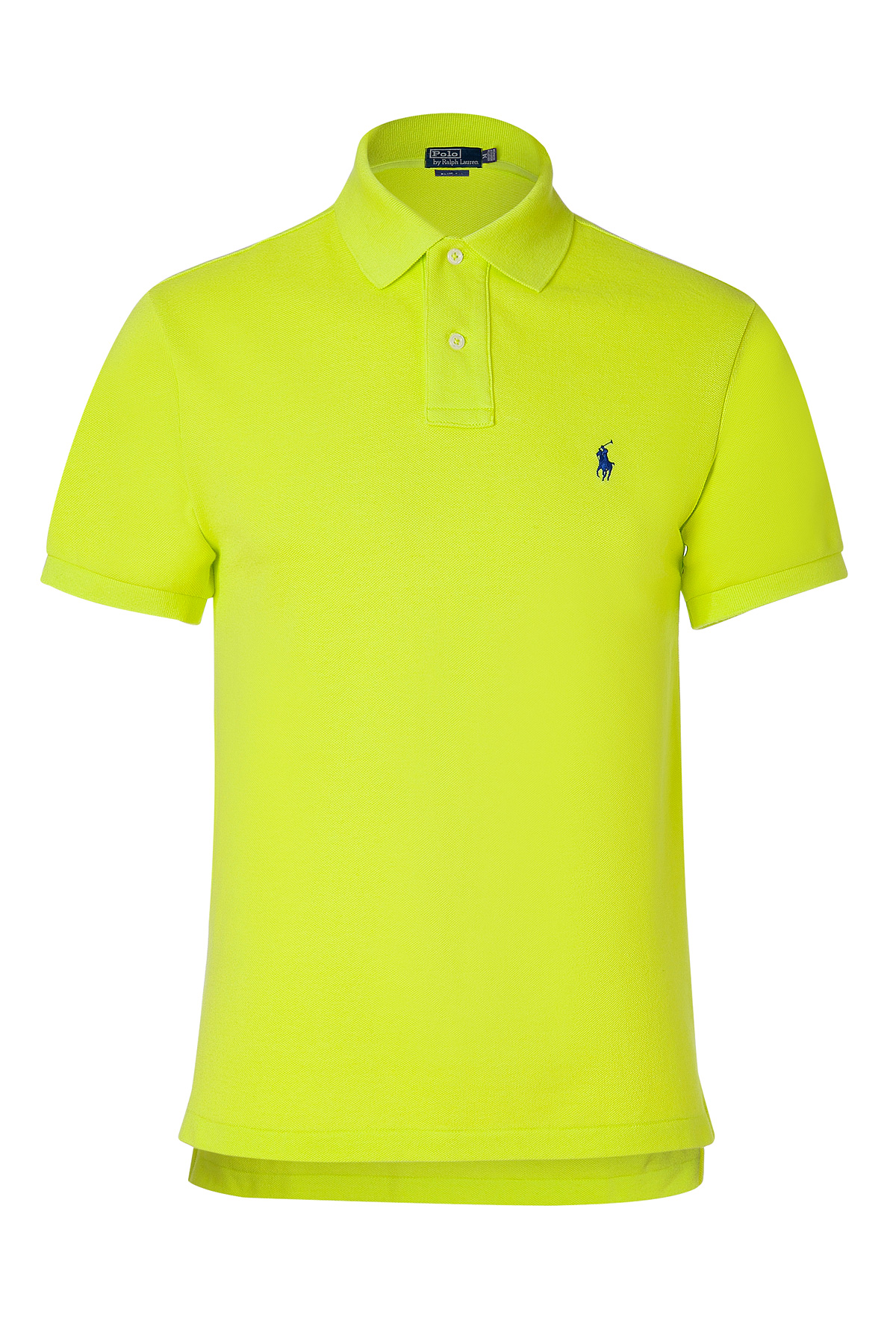 Ralph lauren New Lemon Solid Weathered Mesh Slim Fit Polo Shirt in ...