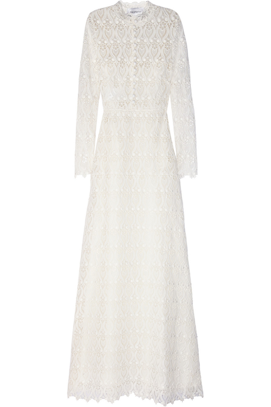 Valentino Lace Gown in White | Lyst