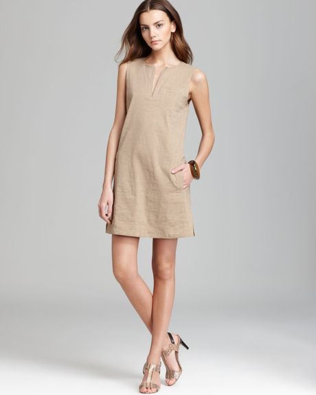 Theory Casual Dress Wandu in Beige (sandy beige) | Lyst