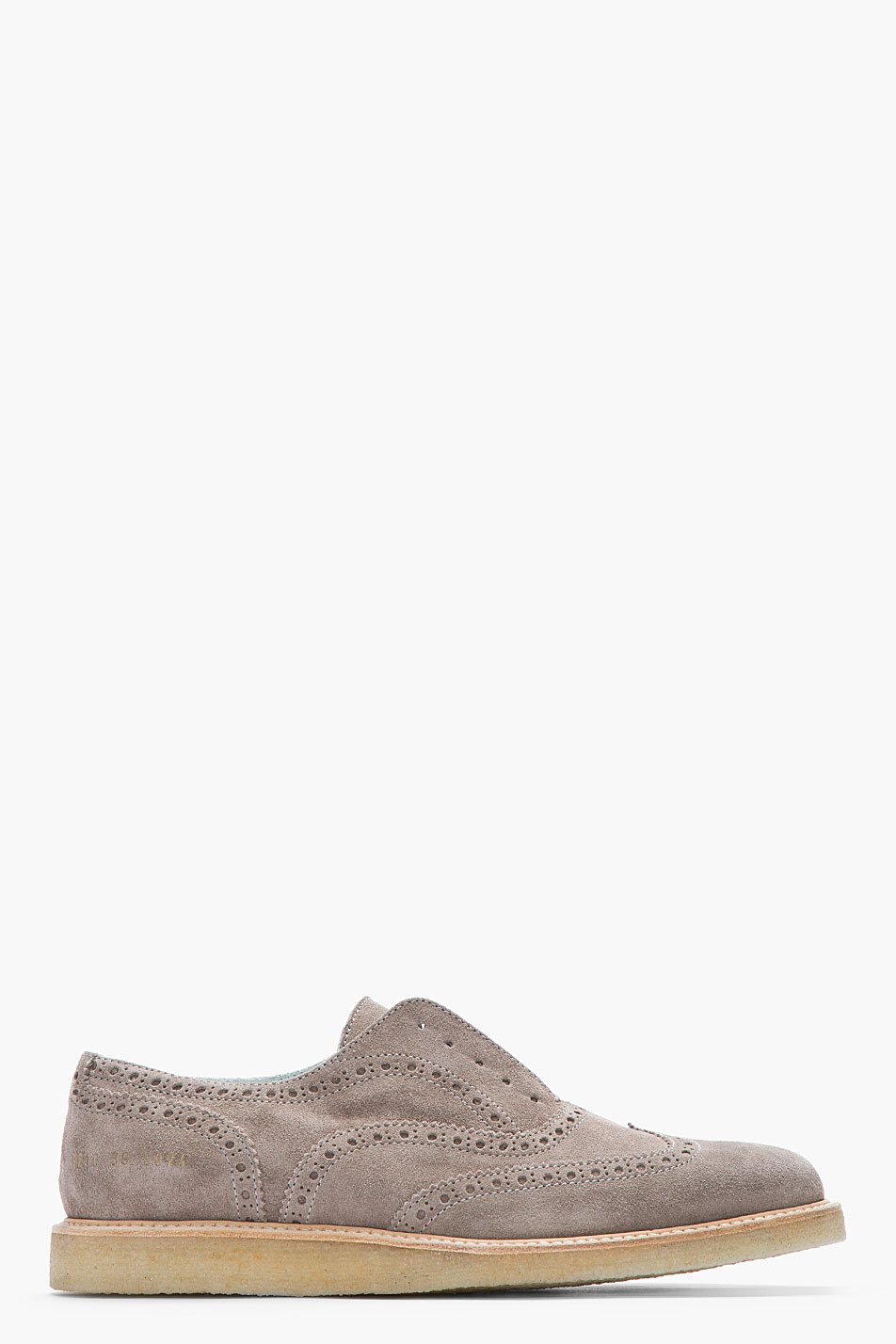 common projects gray suede