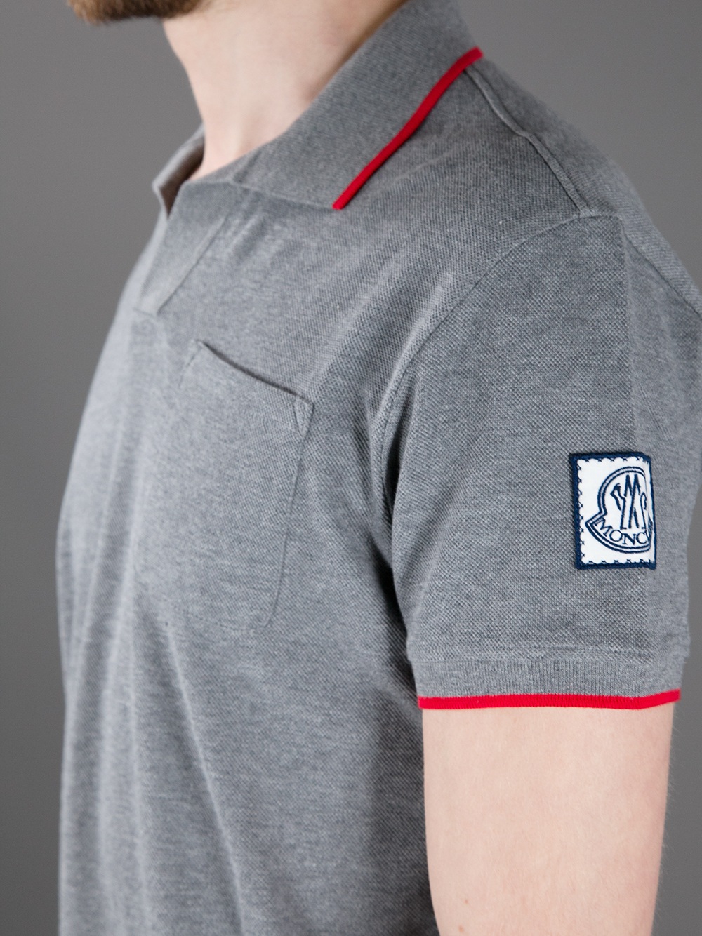 moncler gamme bleu polo