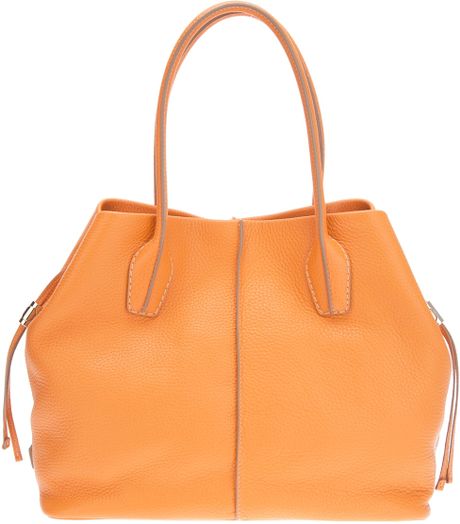 Tod's Tote Bag in Orange | Lyst