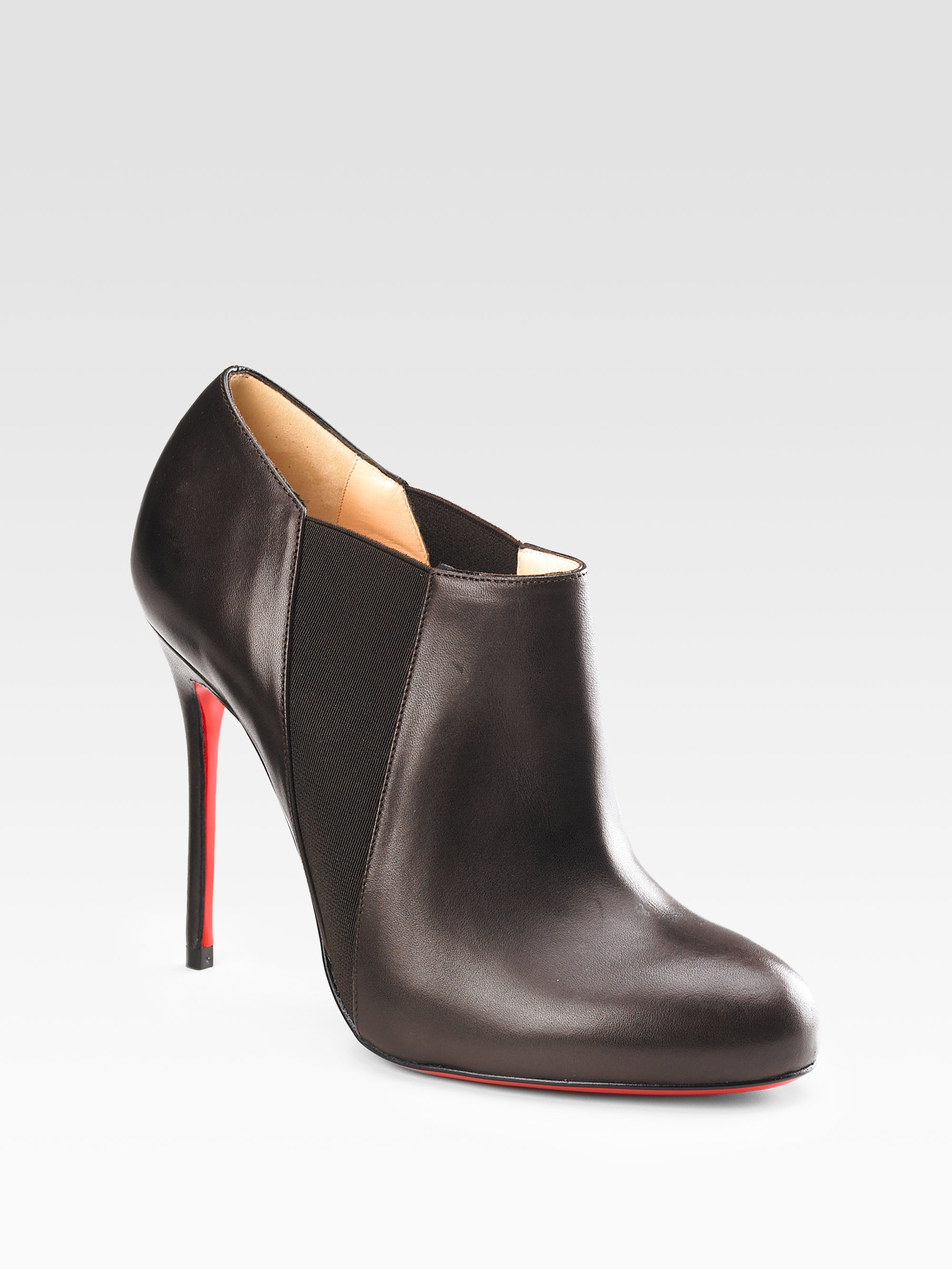 black and white louboutins - Christian louboutin Lastoto Ankle Boots in Black | Lyst